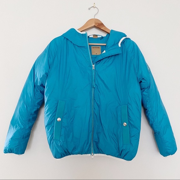 NEW TRUE RELIGION BOMBER PUFFER DOWN JACKET WINTER ESSENTIAL SZ S - Picture 2 of 6